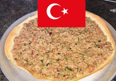 Lahmacun, a deliciosa pizza turca